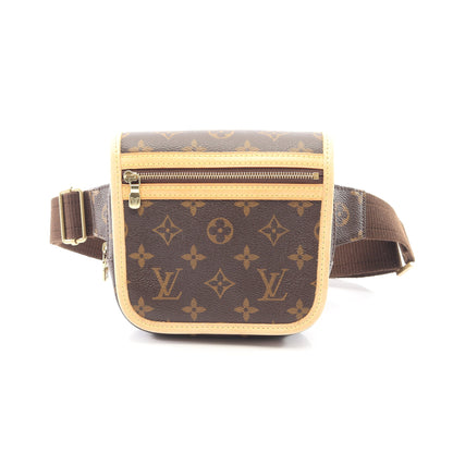 バムバッグ ボスフォール モノグラム ボディバッグ ウエストバッグ PVC レザー ブラウン ルイヴィトン バッグ LOUIS VUITTON