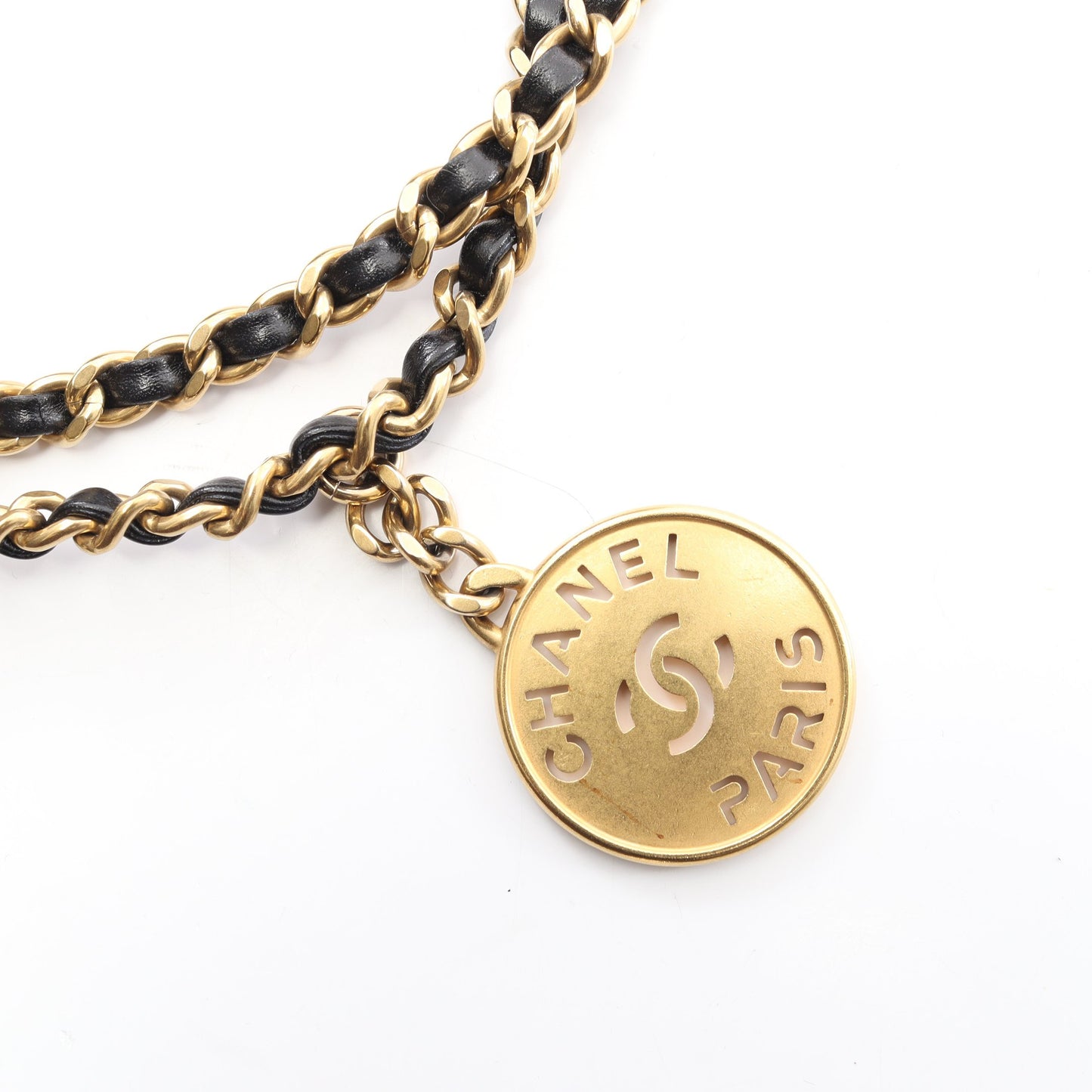 CHANEL 22 ミニ チェーンショルダーバッグ レザー ブラック ゴールド金具 シャネル バッグ CHANEL