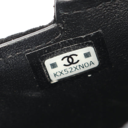 マトラッセ 2WAY チェーンショルダーバッグ ベロア ブラック ゴールド金具 シャネル バッグ CHANEL