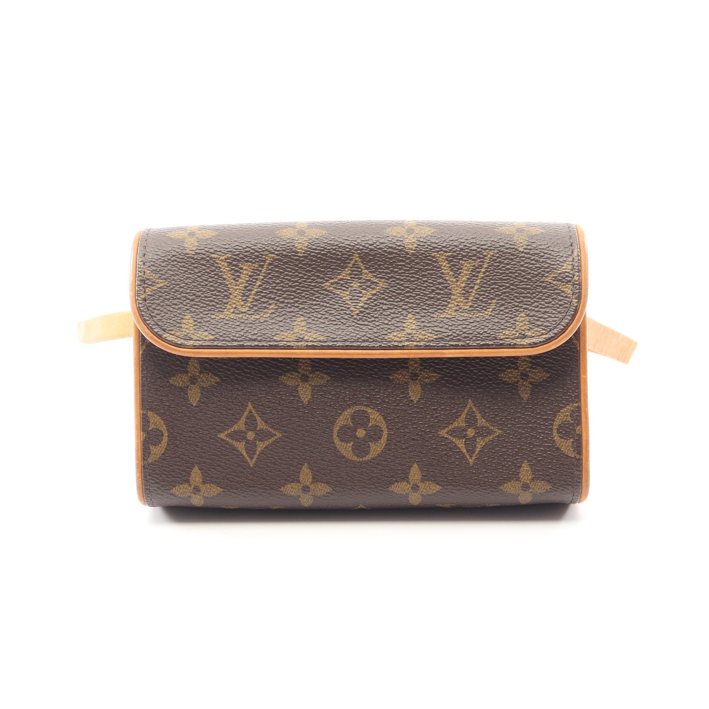 ポシェットフロランティーヌ モノグラム ボディバッグ ウエストバッグ PVC レザー ブラウン ルイヴィトン バッグ LOUIS VUITTON