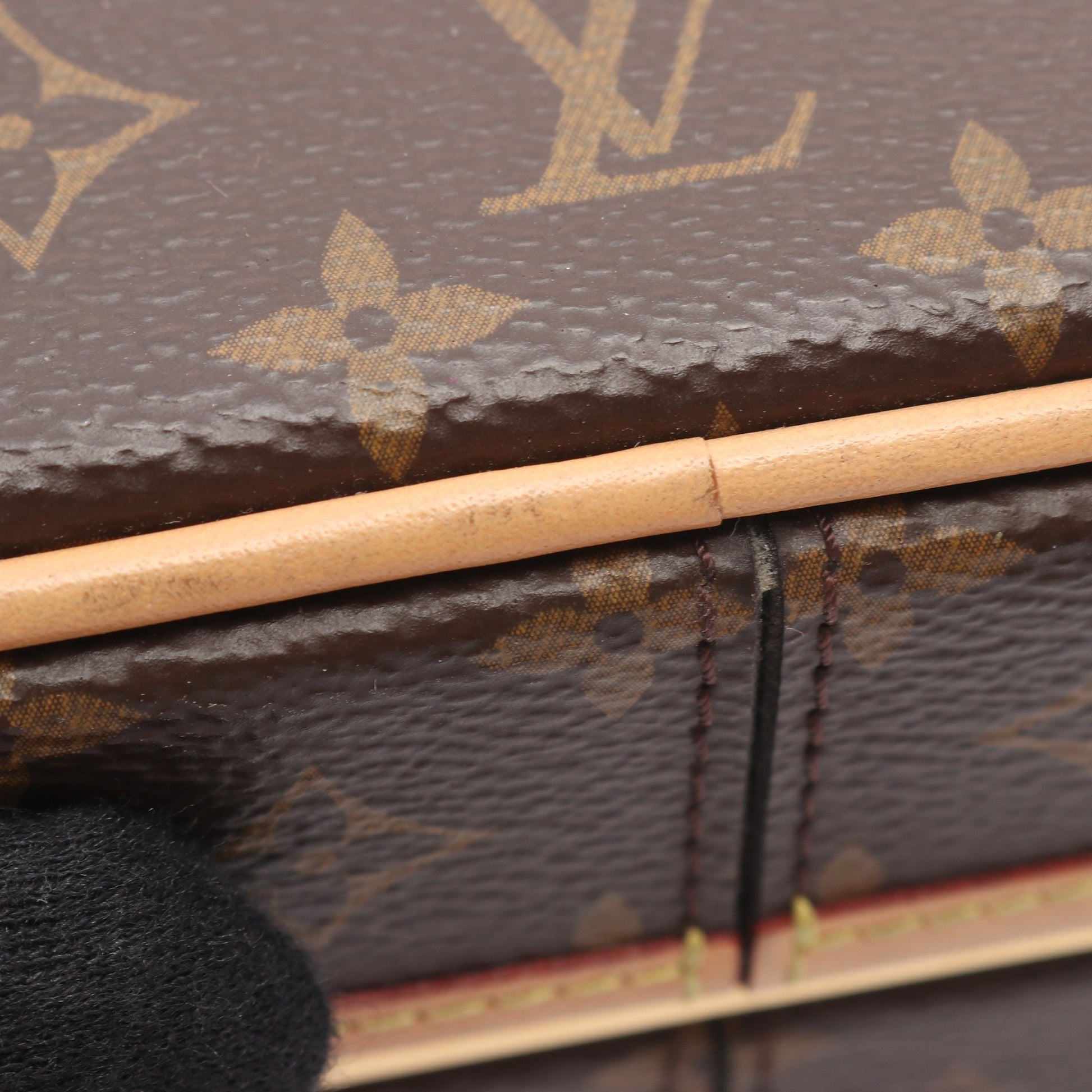 プティット ボワット シャポー モノグラム 2WAY ハンドバッグ PVC レザー ブラウン ルイヴィトン バッグ LOUIS VUITTON