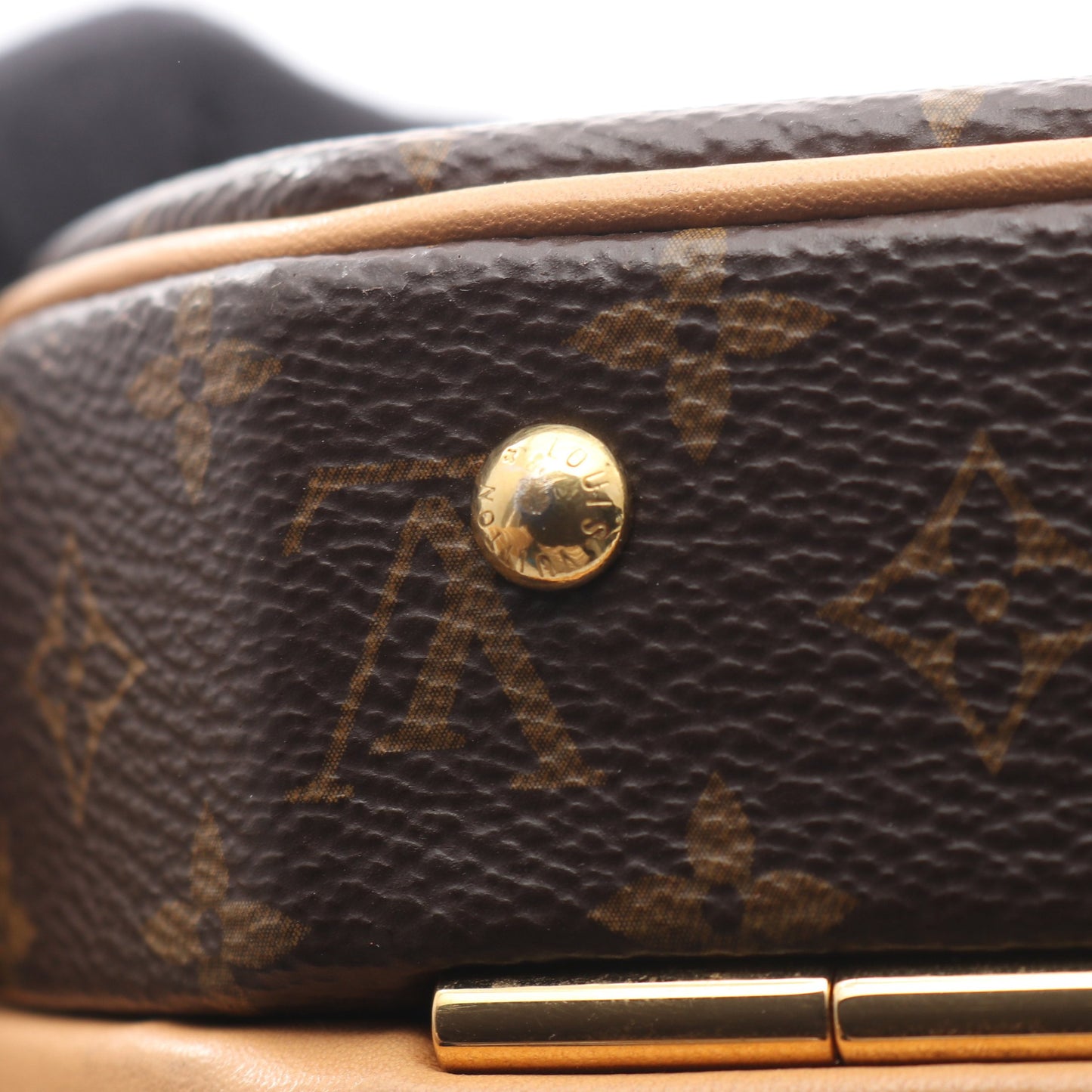 プティット ボワット シャポー モノグラム 2WAY ハンドバッグ PVC レザー ブラウン ルイヴィトン バッグ LOUIS VUITTON
