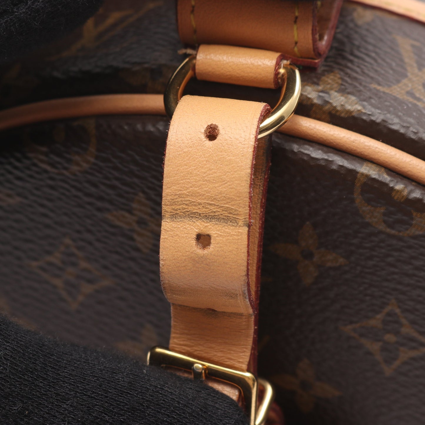 プティット ボワット シャポー モノグラム 2WAY ハンドバッグ PVC レザー ブラウン ルイヴィトン バッグ LOUIS VUITTON
