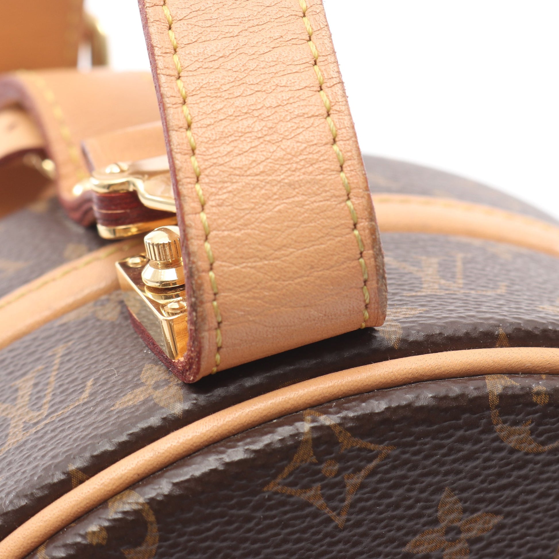 プティット ボワット シャポー モノグラム 2WAY ハンドバッグ PVC レザー ブラウン ルイヴィトン バッグ LOUIS VUITTON