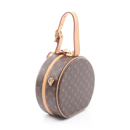 プティット ボワット シャポー モノグラム 2WAY ハンドバッグ PVC レザー ブラウン ルイヴィトン バッグ LOUIS VUITTON