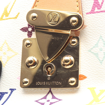 スピーディ30 モノグラムマルチカラー ブロン ハンドバッグ PVC レザー ホワイト ルイヴィトン バッグ LOUIS VUITTON