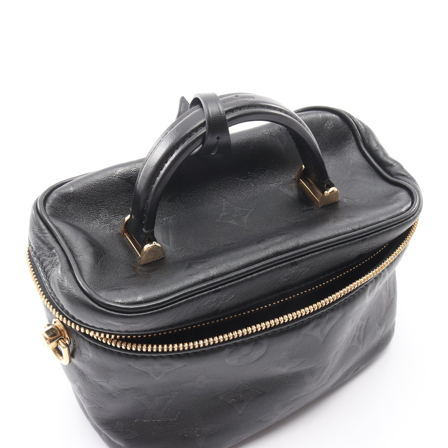 ヴァニティPM モノグラムインク 2WAY ハンドバッグ バニティバッグ レザー ブラック ルイヴィトン バッグ LOUIS VUITTON