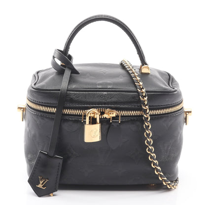 ヴァニティPM モノグラムインク 2WAY ハンドバッグ バニティバッグ レザー ブラック ルイヴィトン バッグ LOUIS VUITTON