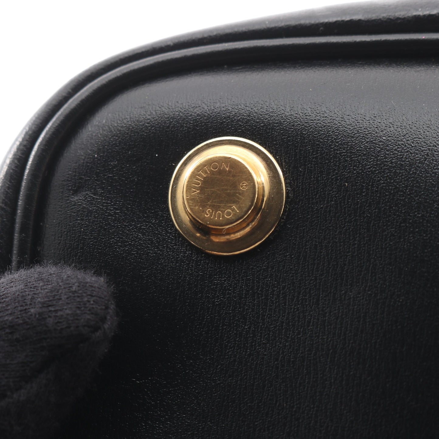 ヴァニティPM モノグラムインク 2WAY ハンドバッグ バニティバッグ レザー ブラック ルイヴィトン バッグ LOUIS VUITTON