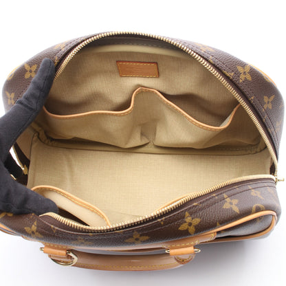 トゥルーヴィル モノグラム ハンドバッグ PVC レザー ブラウン ルイヴィトン バッグ LOUIS VUITTON