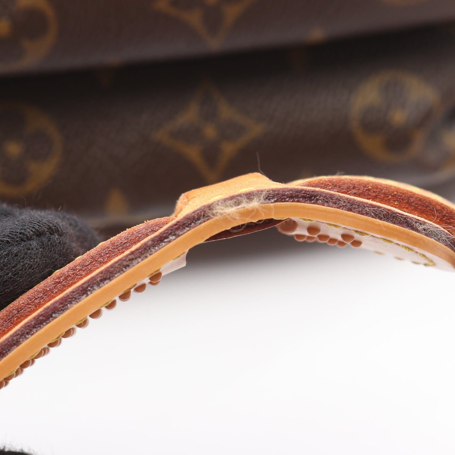 ソミュール30 モノグラム ショルダーバッグ PVC レザー ブラウン ルイヴィトン バッグ LOUIS VUITTON