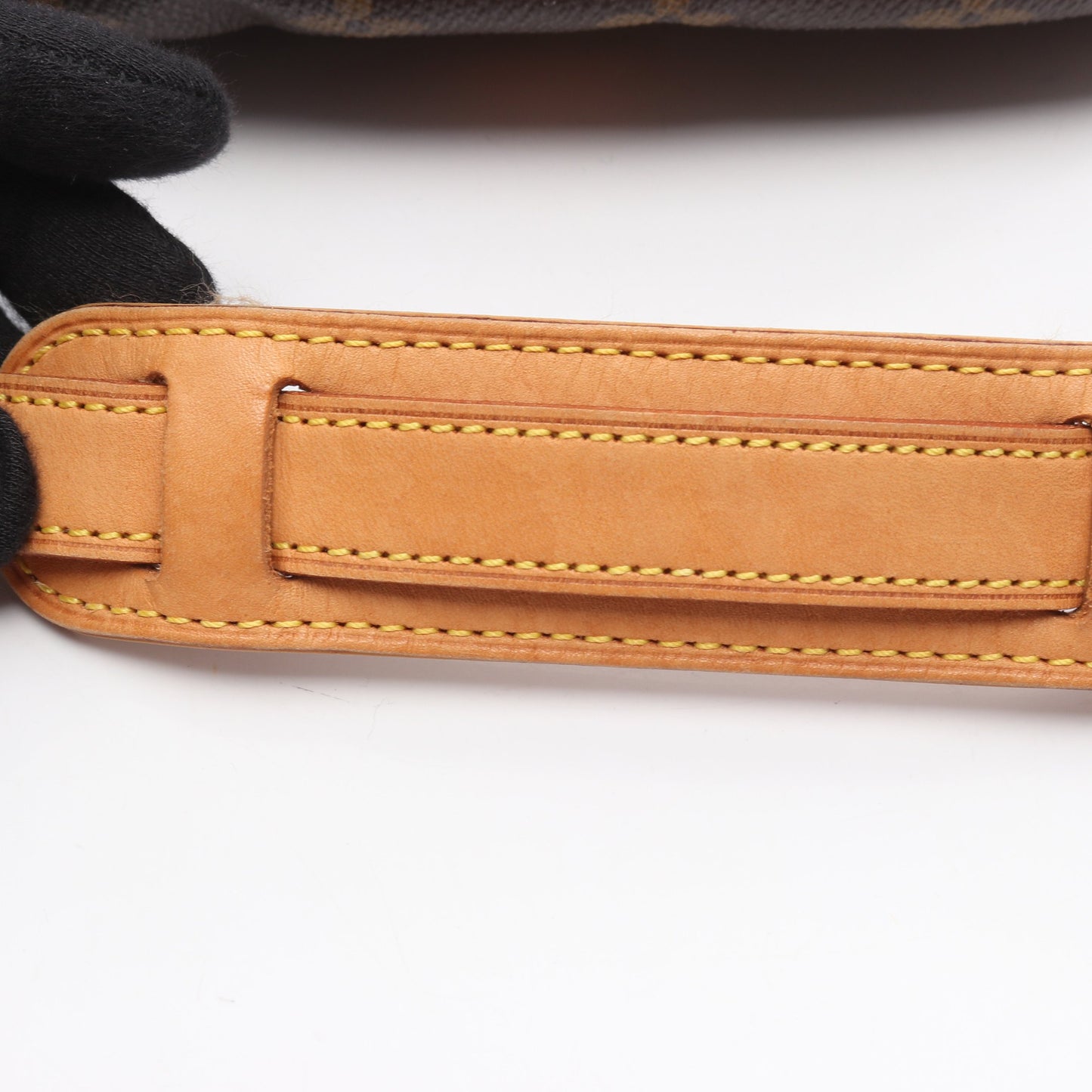 ソミュール30 モノグラム ショルダーバッグ PVC レザー ブラウン ルイヴィトン バッグ LOUIS VUITTON