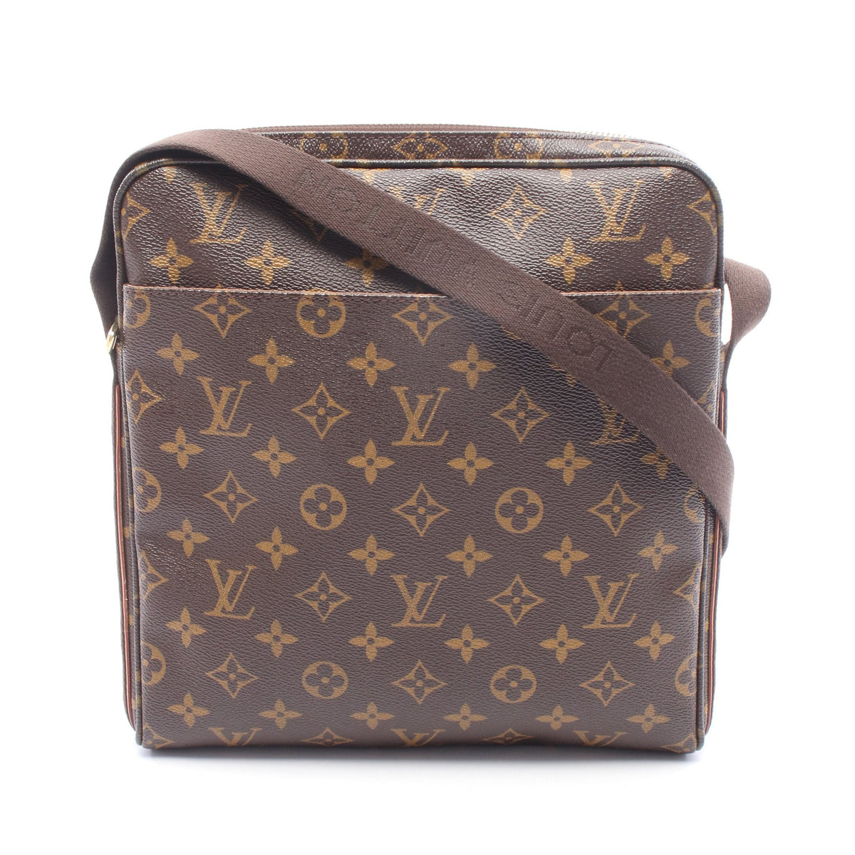 トロター ボブール モノグラム ショルダーバッグ PVC レザー ブラウン ルイヴィトン バッグ LOUIS VUITTON