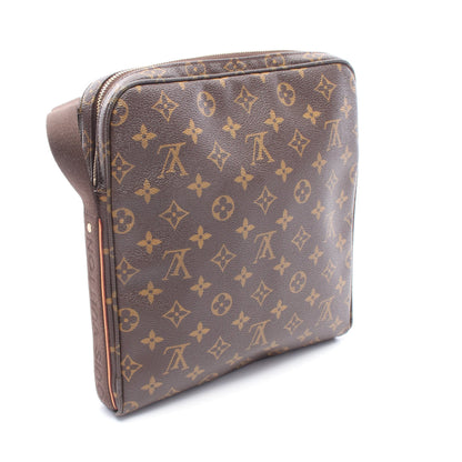 トロター ボブール モノグラム ショルダーバッグ PVC レザー ブラウン ルイヴィトン バッグ LOUIS VUITTON