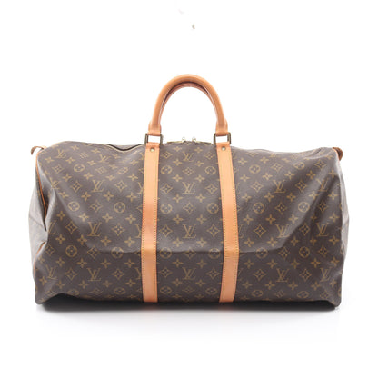 キーポル55 モノグラム ボストンバッグ PVC レザー ブラウン ルイヴィトン バッグ LOUIS VUITTON