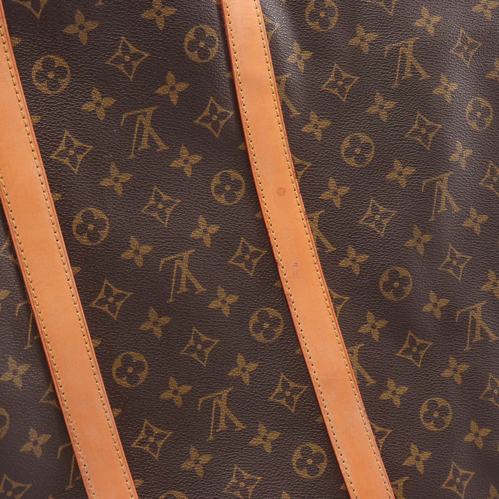 キーポル55 モノグラム ボストンバッグ PVC レザー ブラウン ルイヴィトン バッグ LOUIS VUITTON