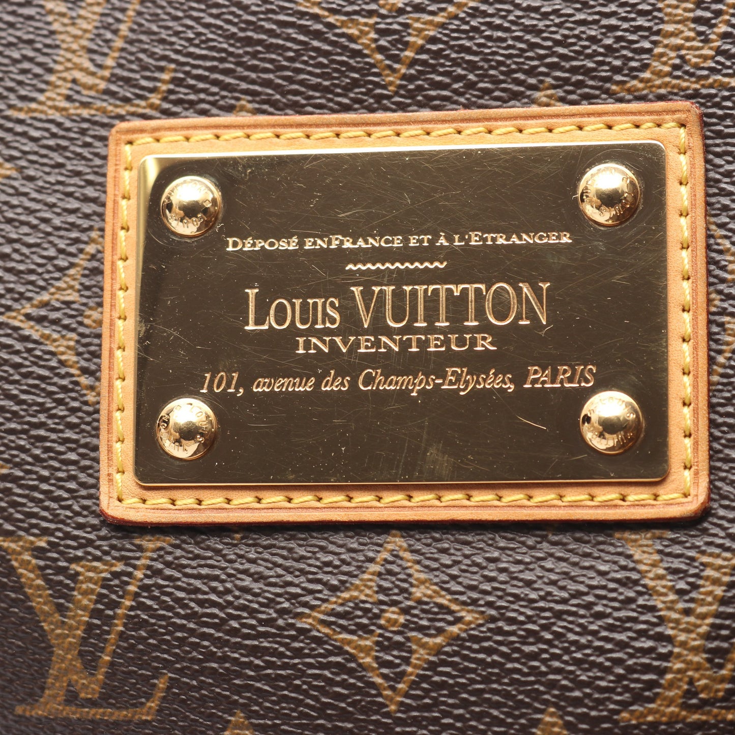 ガリエラPM モノグラム ワンショルダーバッグ PVC レザー ブラウン ルイヴィトン バッグ LOUIS VUITTON