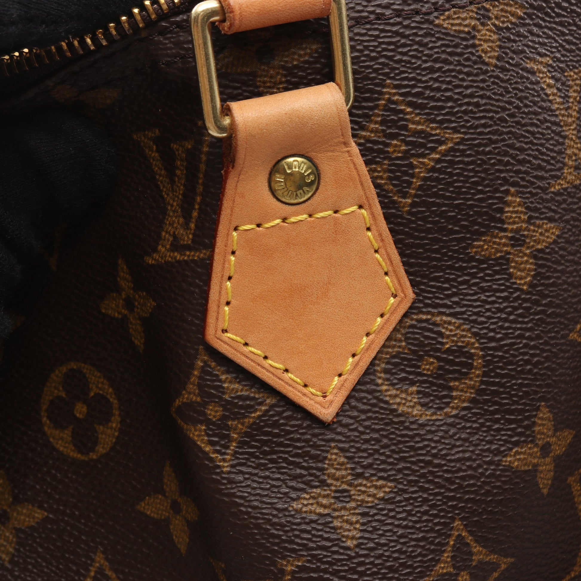 スピーディ40 モノグラム ハンドバッグ PVC レザー ブラウン ルイヴィトン バッグ LOUIS VUITTON