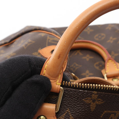 スピーディ40 モノグラム ハンドバッグ PVC レザー ブラウン ルイヴィトン バッグ LOUIS VUITTON
