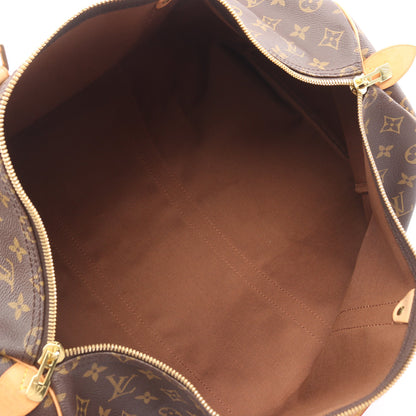 キーポル50 モノグラム ボストンバッグ PVC レザー ブラウン ルイヴィトン バッグ LOUIS VUITTON