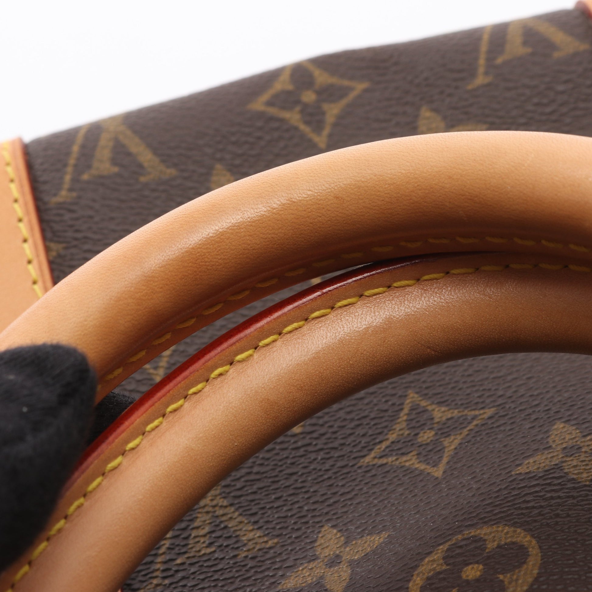 キーポル50 モノグラム ボストンバッグ PVC レザー ブラウン ルイヴィトン バッグ LOUIS VUITTON