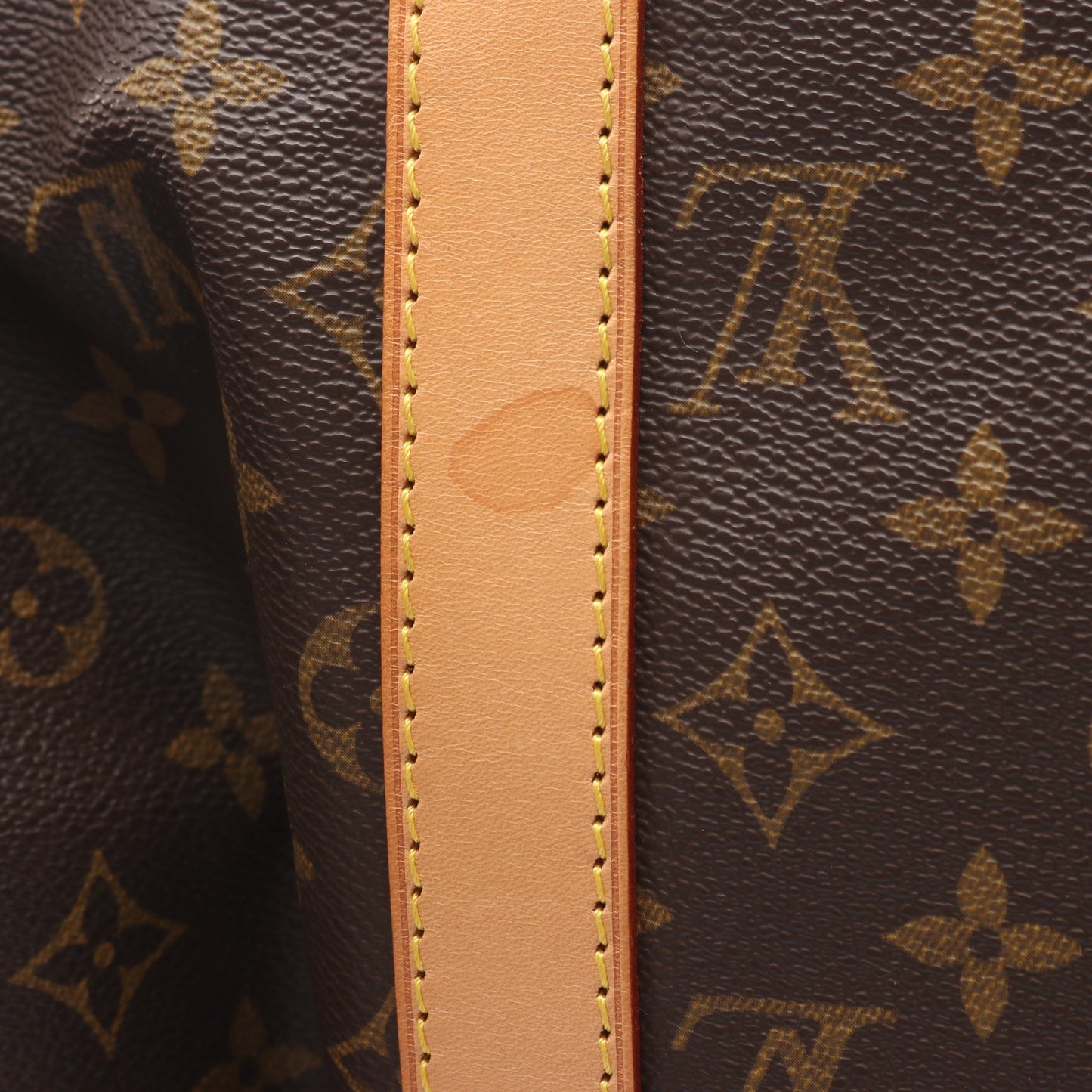 キーポル50 モノグラム ボストンバッグ PVC レザー ブラウン ルイヴィトン バッグ LOUIS VUITTON