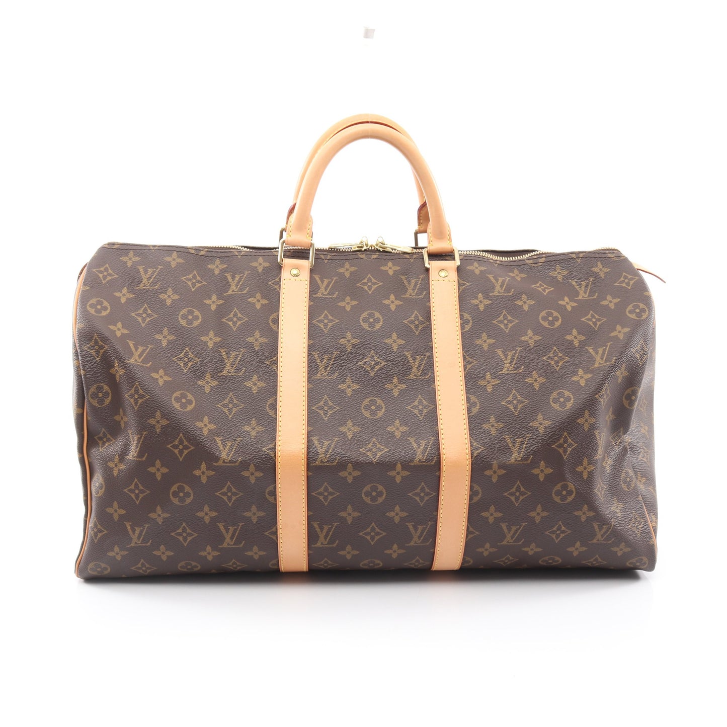 キーポル50 モノグラム ボストンバッグ PVC レザー ブラウン ルイヴィトン バッグ LOUIS VUITTON