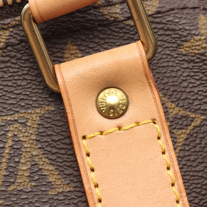 キーポル50 モノグラム ボストンバッグ PVC レザー ブラウン ルイヴィトン バッグ LOUIS VUITTON