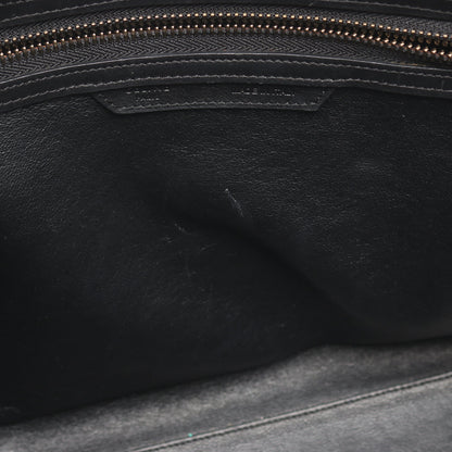 ラゲージ ミニショッパー ハンドバッグ レザー ブラック グレーブラウン ブルー セリーヌ バッグ CELINE