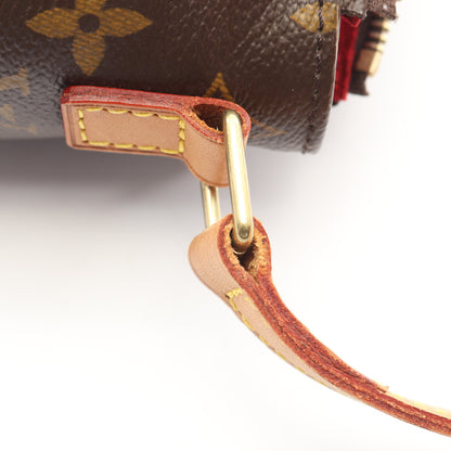 ヴィバシテPM モノグラム ショルダーバッグ PVC レザー ブラウン ルイヴィトン バッグ LOUIS VUITTON