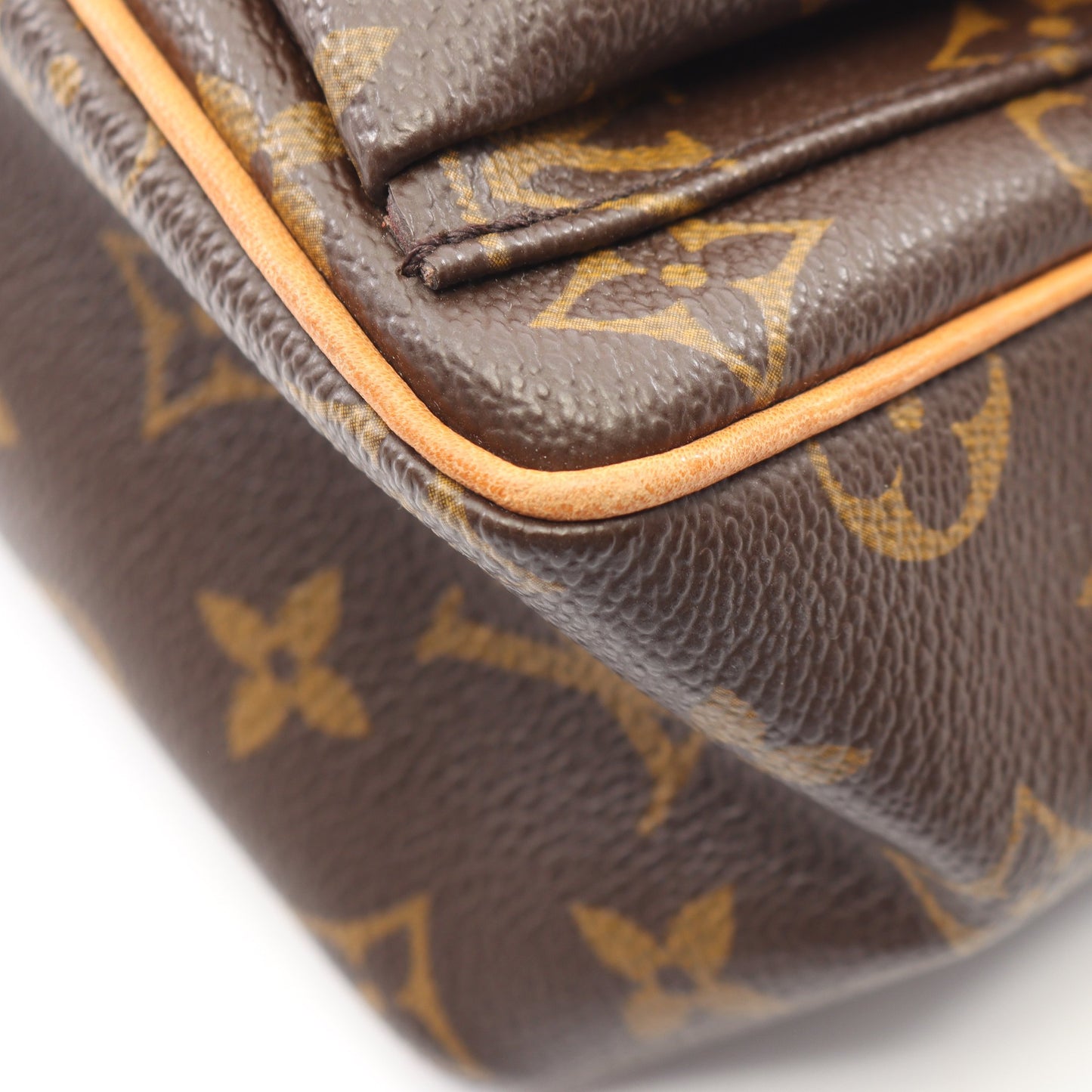 ヴィバシテPM モノグラム ショルダーバッグ PVC レザー ブラウン ルイヴィトン バッグ LOUIS VUITTON