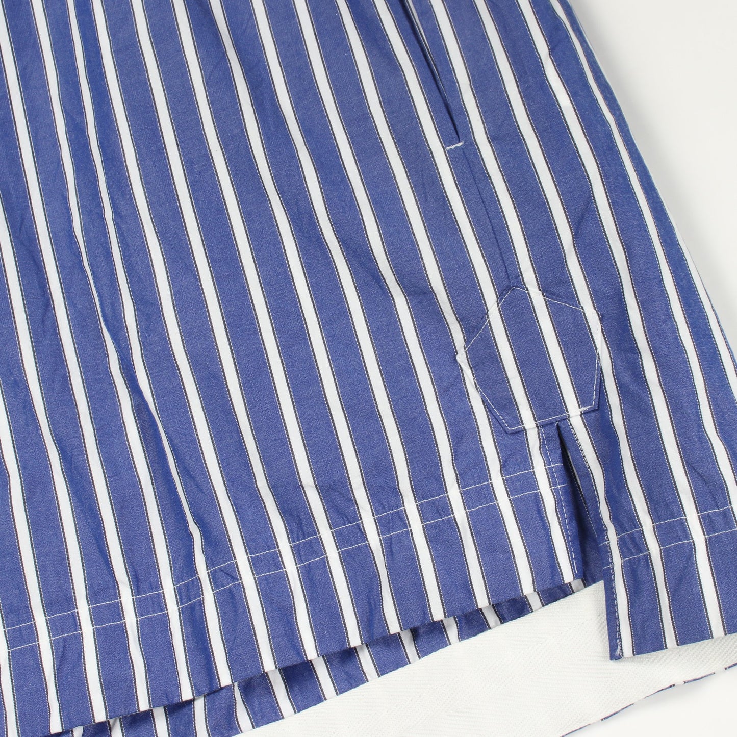 ストライプ 半袖 カットソー コットン ブルー ホワイト サカイ トップス sacai