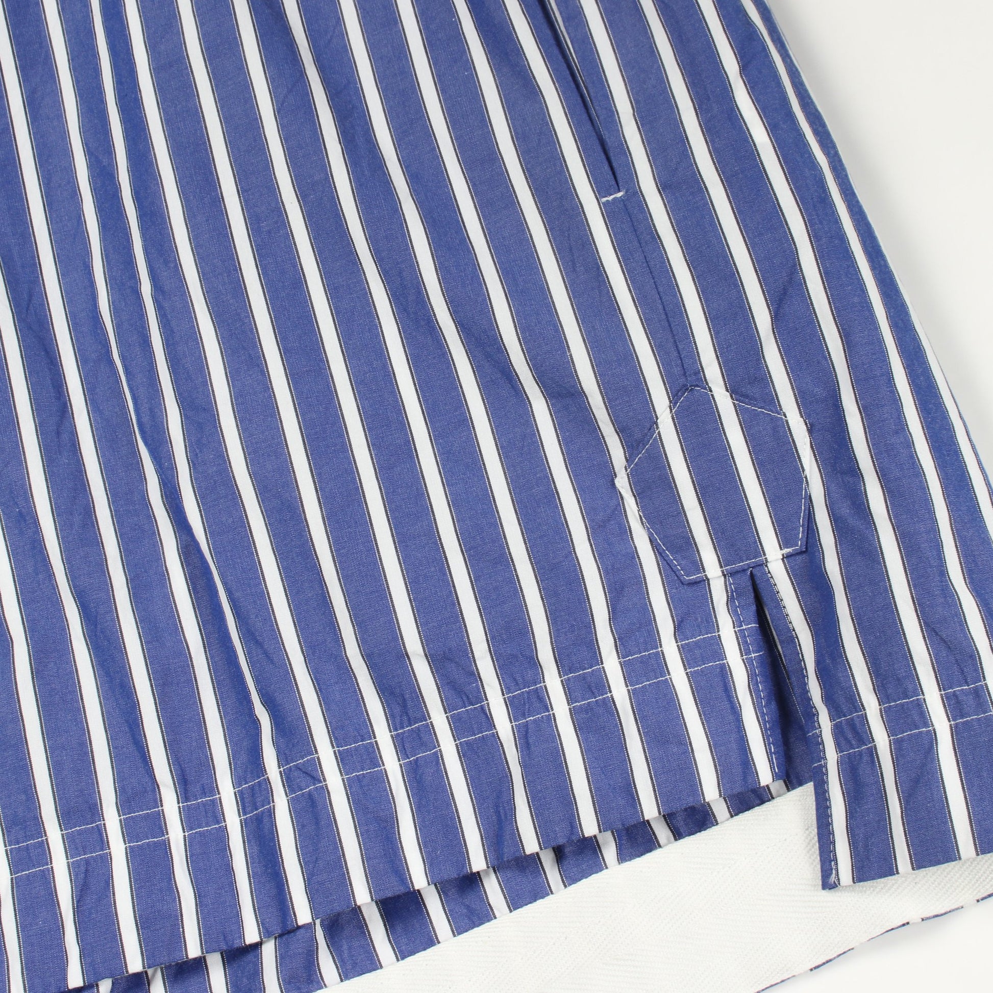 ストライプ 半袖 カットソー コットン ブルー ホワイト サカイ トップス sacai
