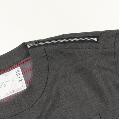 SUITING PULLOVER 半袖 カットソー ウール グレー サカイ トップス sacai