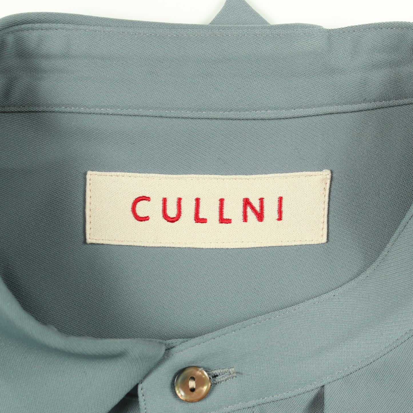 アシンメトリー シャツ ライトグリーン クルニ トップス CULLNI