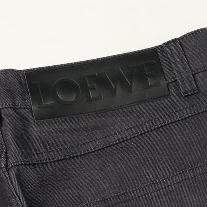 フィッシャーマン デニムパンツ コットン インディゴブルー ロエベ ボトムス LOEWE