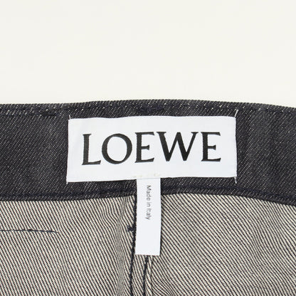 フィッシャーマン デニムパンツ コットン インディゴブルー ロエベ ボトムス LOEWE