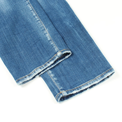 SKATER JEAN ダメージ加工 デニムパンツ コットン ブルー ディースクエアード ボトムス DSQUARED2