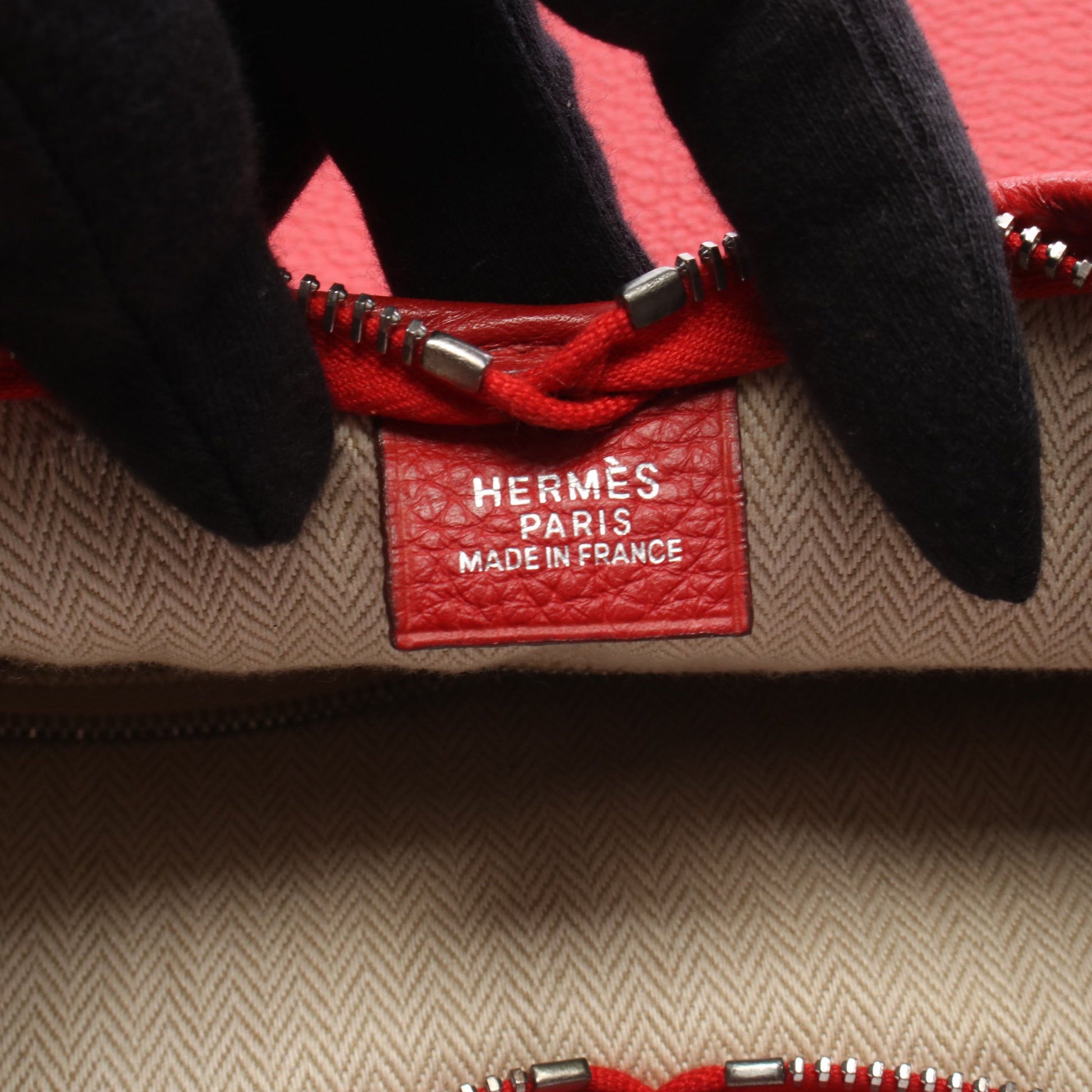 マサイGM ルージュヴィフ ワンショルダーバッグ トリヨンクレマンス レッド シルバー金具 □H刻印 エルメス バッグ HERMES