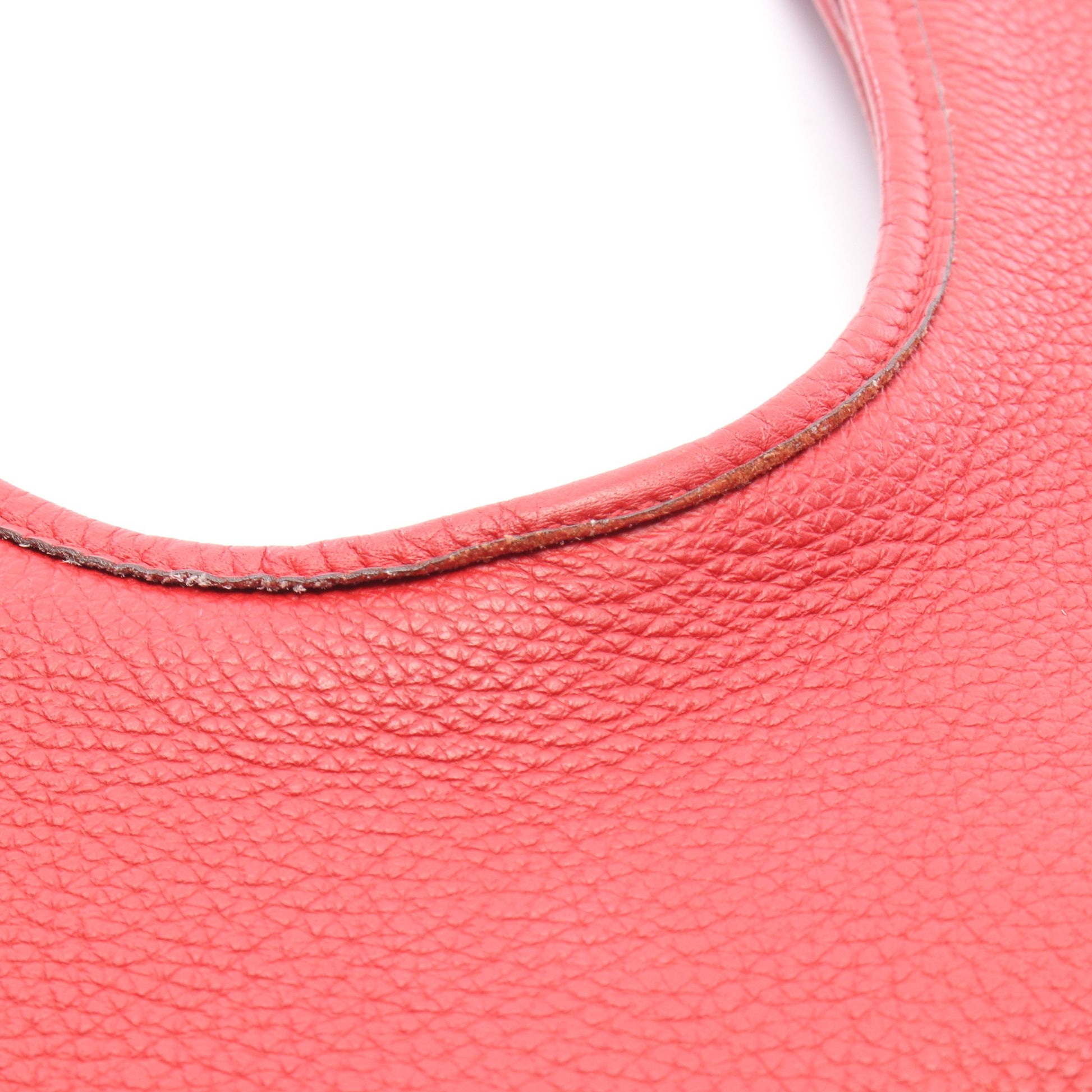マサイGM ルージュヴィフ ワンショルダーバッグ トリヨンクレマンス レッド シルバー金具 □H刻印 エルメス バッグ HERMES