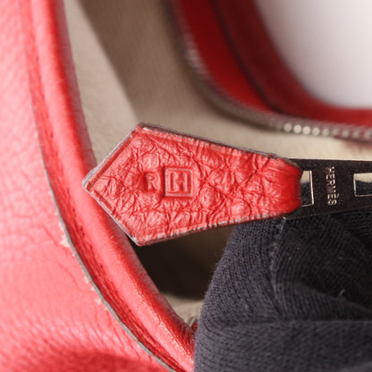 マサイGM ルージュヴィフ ワンショルダーバッグ トリヨンクレマンス レッド シルバー金具 □H刻印 エルメス バッグ HERMES