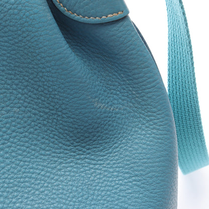 ロデオドゥ ブルージーン ショルダーバッグ トリヨンクレマンス ブルー シルバー金具 □C刻印 エルメス バッグ HERMES