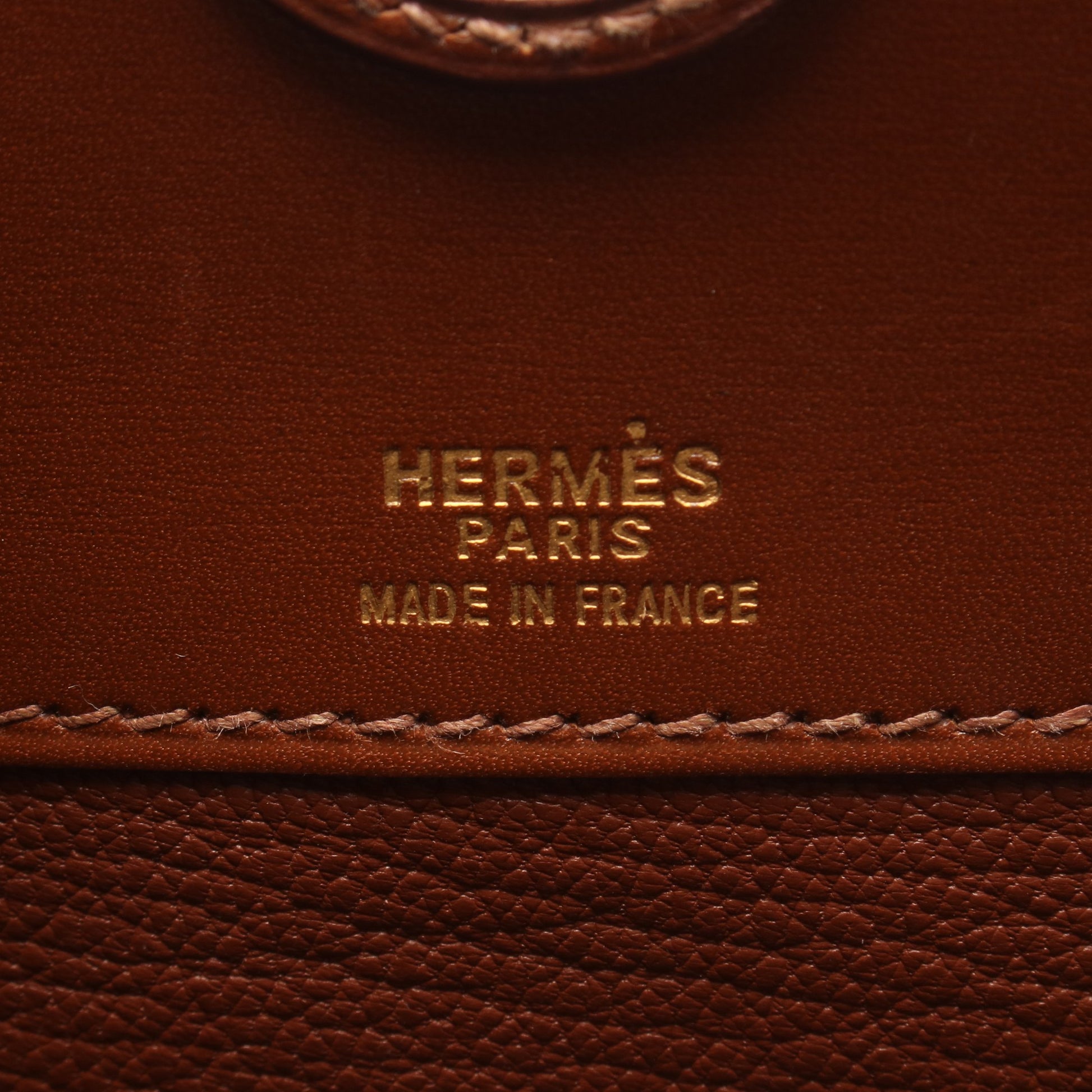 ダルヴィMM ゴールド ハンドバッグ ボックスカーフ ブラウン ゴールド金具 □E刻印 エルメス バッグ HERMES