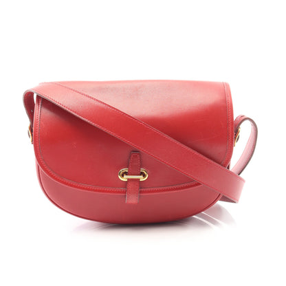 バルドゴルフ ルージュヴィフ ショルダーバッグ ボックスカーフ レッド ゴールド金具 ○Z刻印 エルメス バッグ HERMES