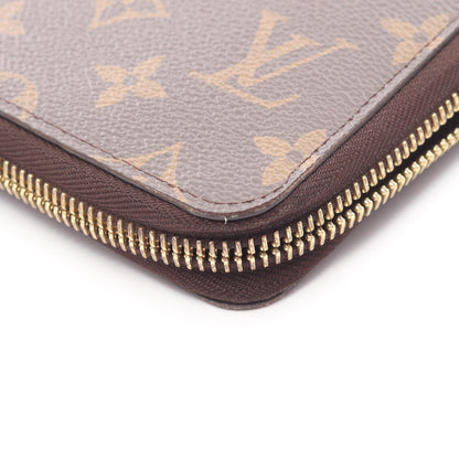 ジッピー オーガナイザー モノグラム ラウンドファスナー長財布 PVC ブラウン ルイヴィトン 財布・小物 LOUIS VUITTON