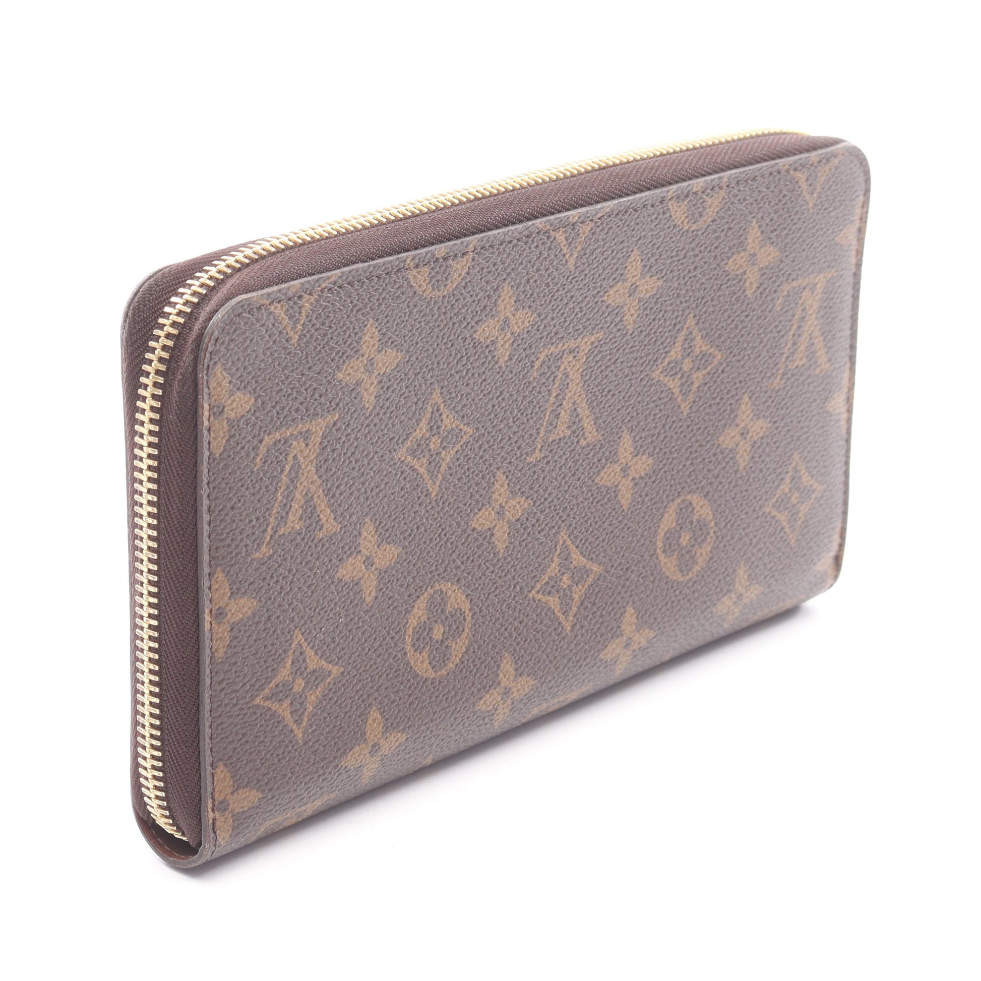 ジッピー オーガナイザー モノグラム ラウンドファスナー長財布 PVC ブラウン ルイヴィトン 財布・小物 LOUIS VUITTON