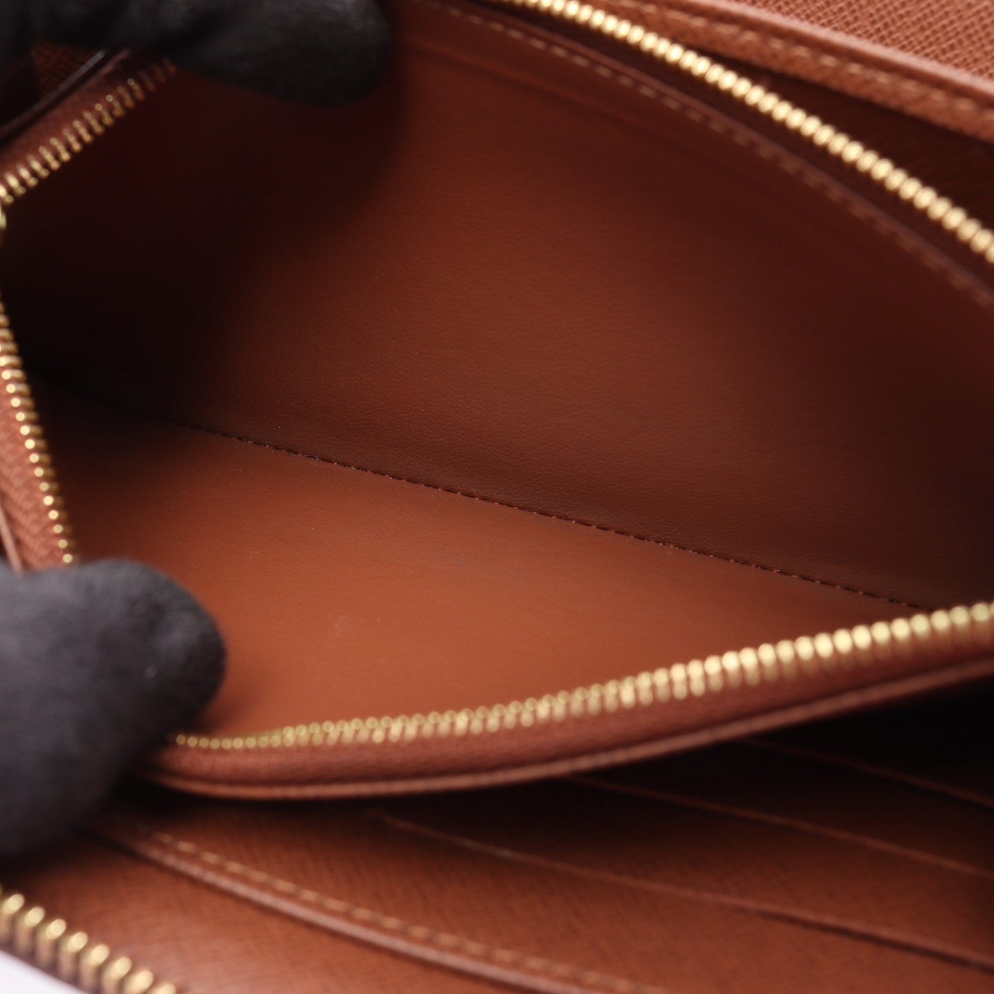 ジッピー オーガナイザー モノグラム ラウンドファスナー長財布 PVC ブラウン ルイヴィトン 財布・小物 LOUIS VUITTON