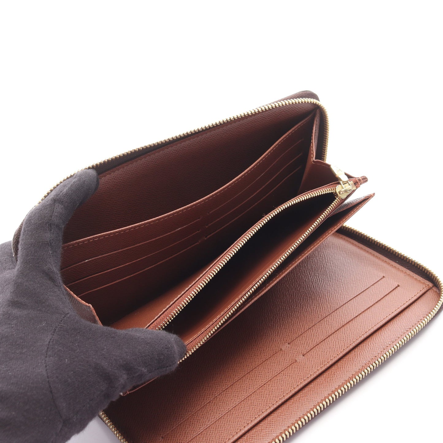 ジッピー オーガナイザー モノグラム ラウンドファスナー長財布 PVC ブラウン ルイヴィトン 財布・小物 LOUIS VUITTON