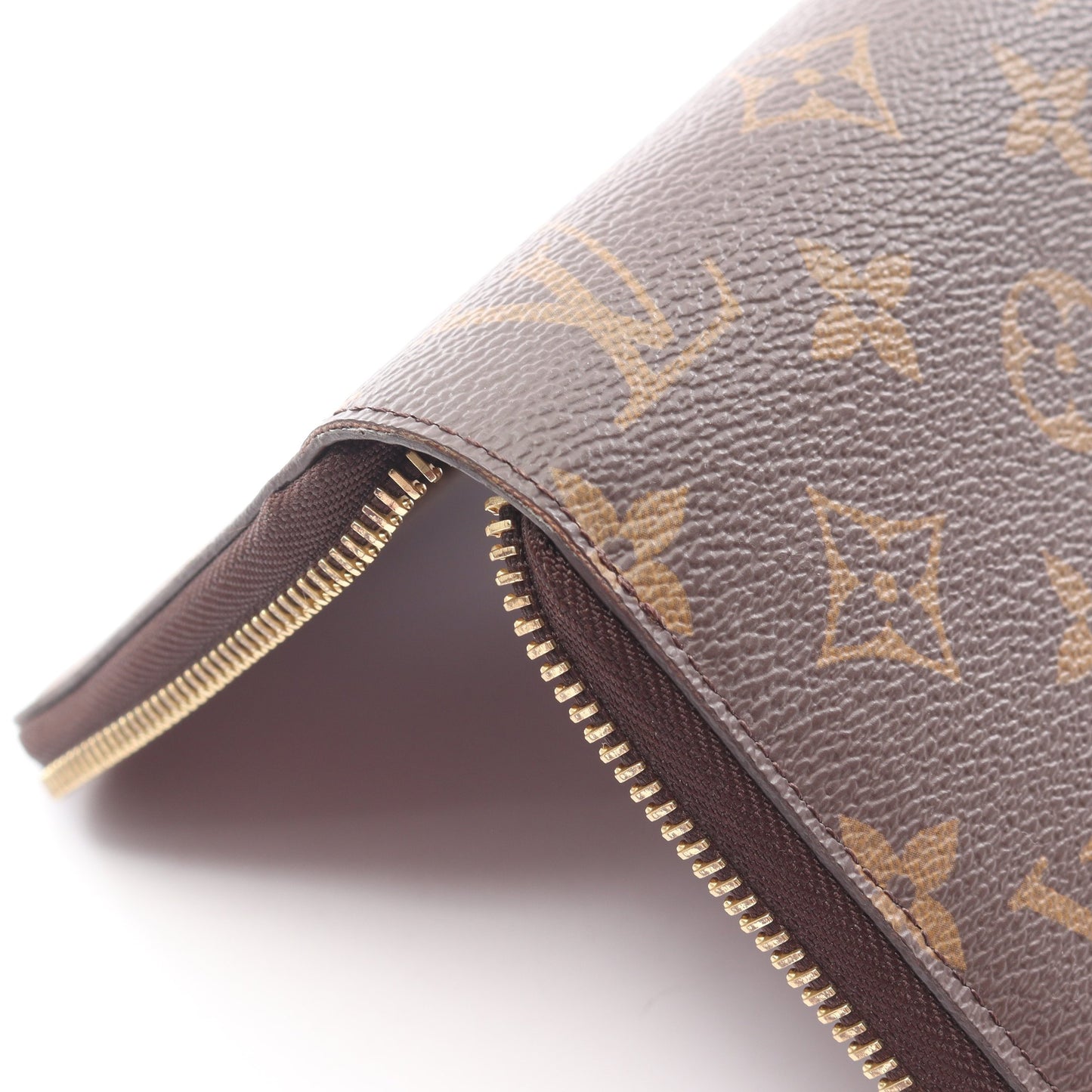 ジッピー オーガナイザー モノグラム ラウンドファスナー長財布 PVC ブラウン ルイヴィトン 財布・小物 LOUIS VUITTON