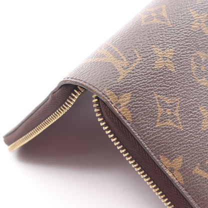 ジッピー オーガナイザー モノグラム ラウンドファスナー長財布 PVC ブラウン ルイヴィトン 財布・小物 LOUIS VUITTON